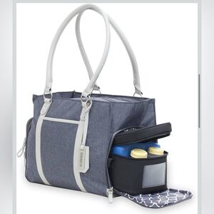 Banana Fish Diaper/Tote Pump Carry Bag, Handles, Lots of Pockets